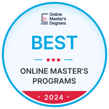Online Master's Degrees Best Online Master's Programs Badge 2024